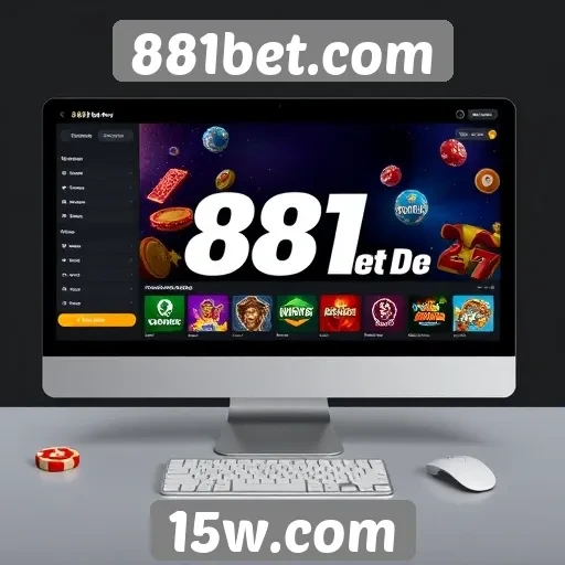 Interface e usabilidade do site 881bet