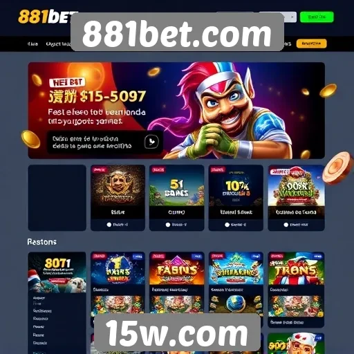 Novas funcionalidades do site de jogos 881bet